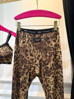 Leopard-print matching set-2
