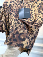 Leopard-print matching set-3
