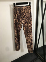Leopard-print matching set