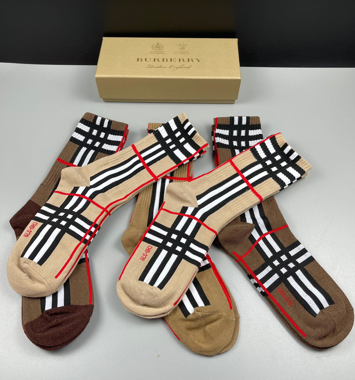 5-Pair Comfort Socks Set (1 BOX)-1001