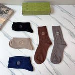 5-Pair Comfort Socks Set (1 BOX)-36