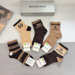 5-Pair Comfort Socks Set (1 BOX)-38