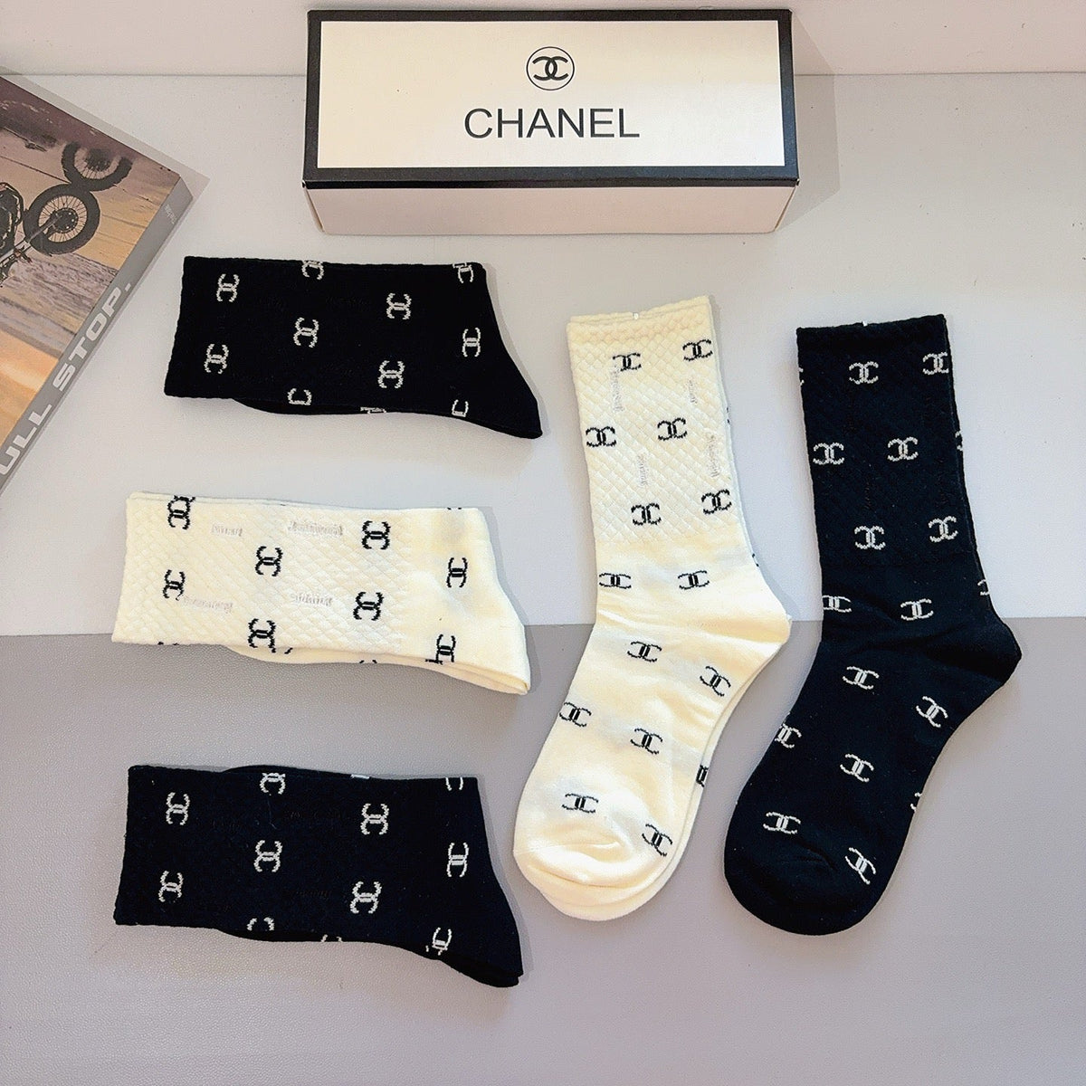 5-Pair Comfort Socks Set (1 BOX)-40