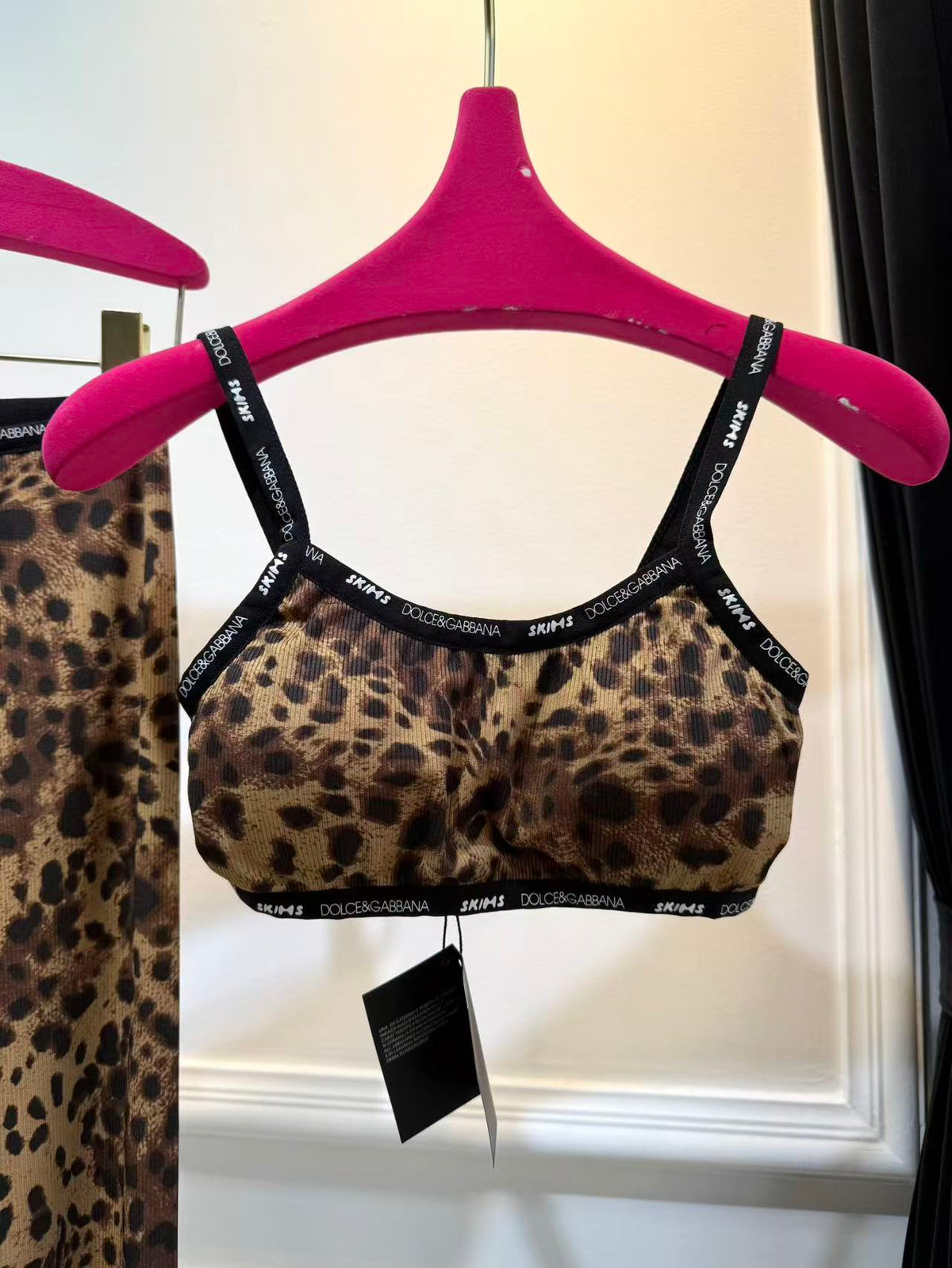 Leopard-print matching set-2