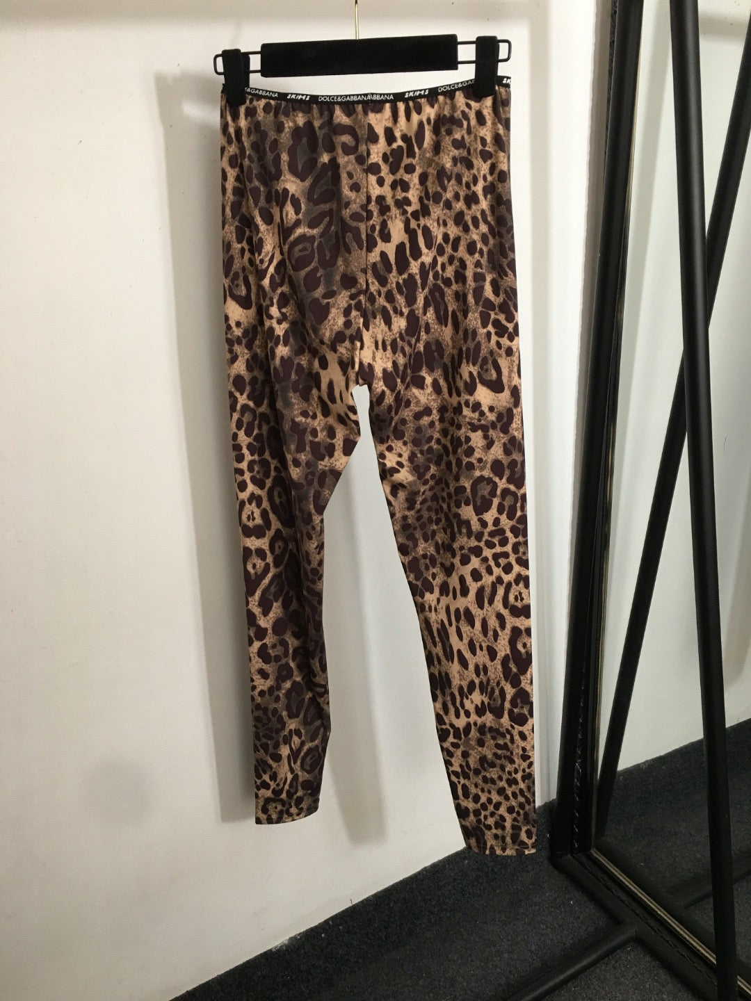 Leopard-print matching set