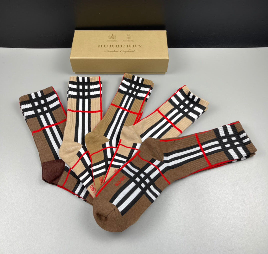 5-Pair Comfort Socks Set (1 BOX)-1001