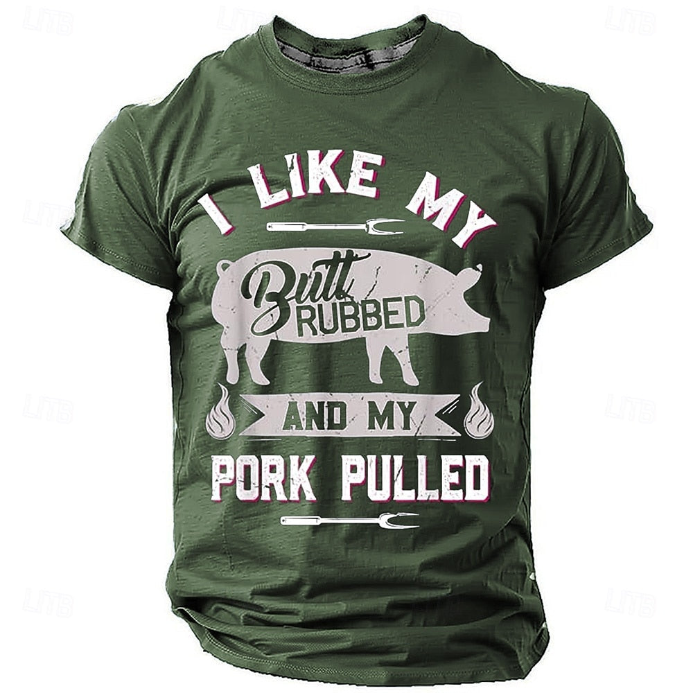 Men's Graphic Funny T shirt Short Sleeve T shirt