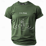 Men's Hand T shirt Short Sleeve T shirt