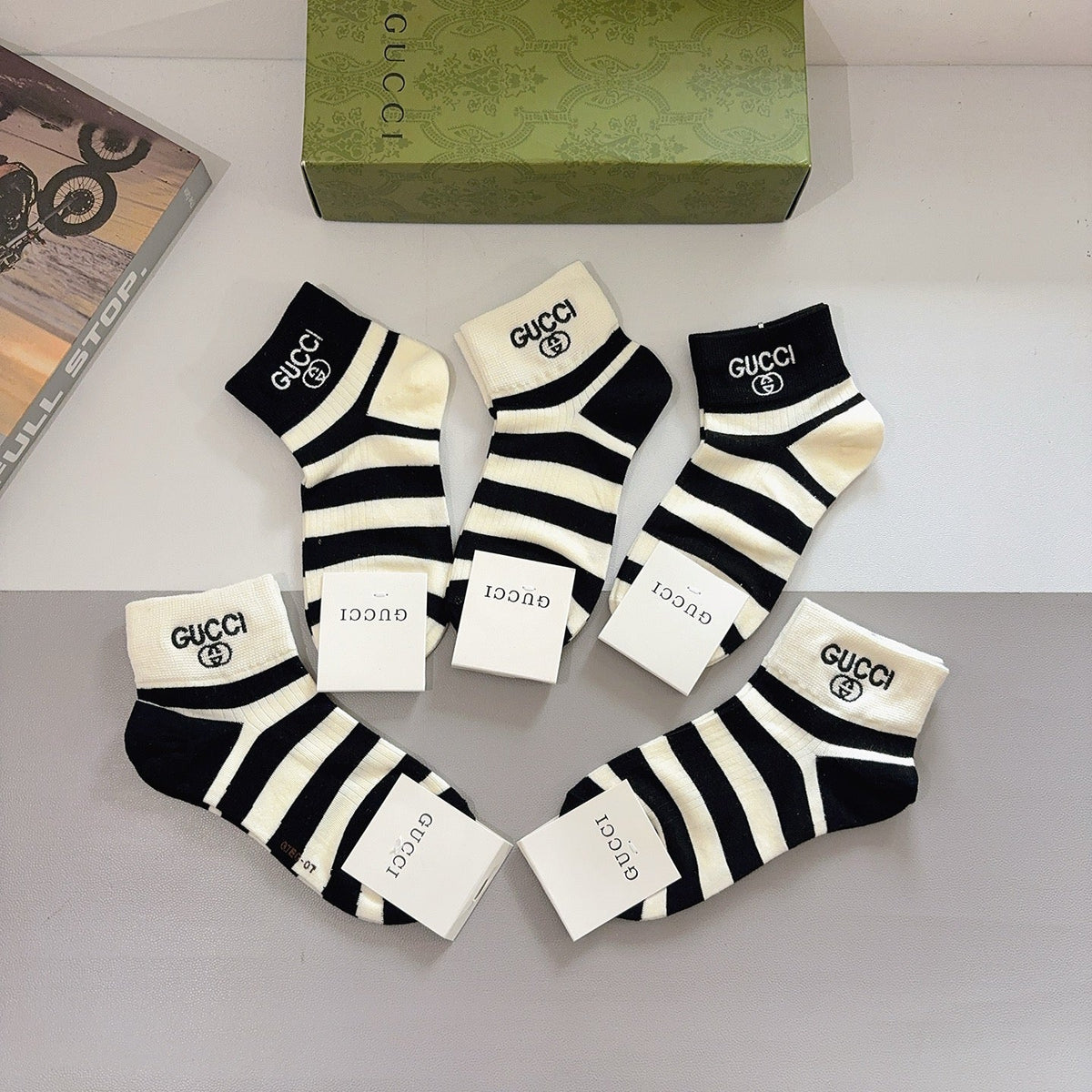 5-Pair Comfort Socks Set (1 BOX)-29