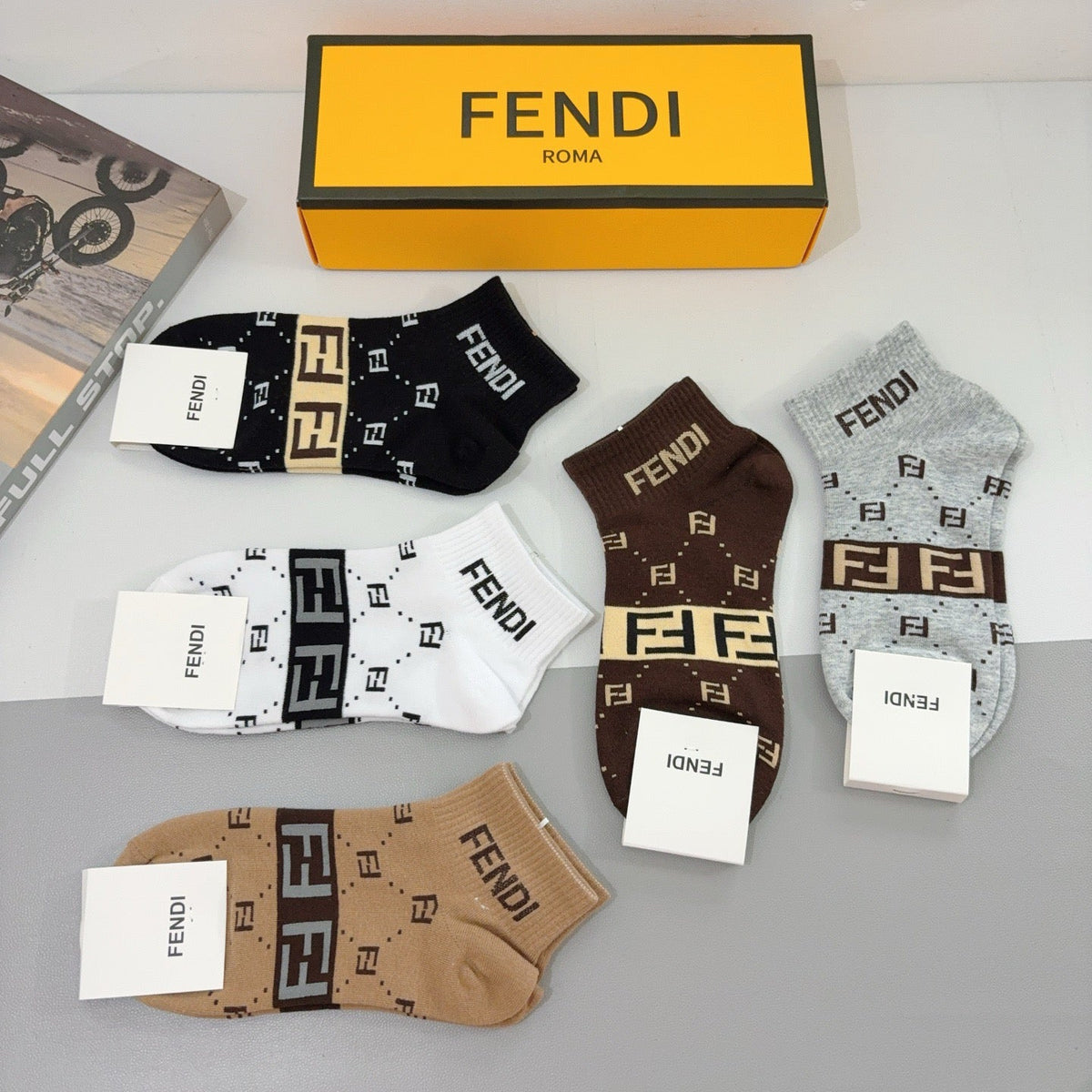 5-Pair Comfort Socks Set (1 BOX)-30