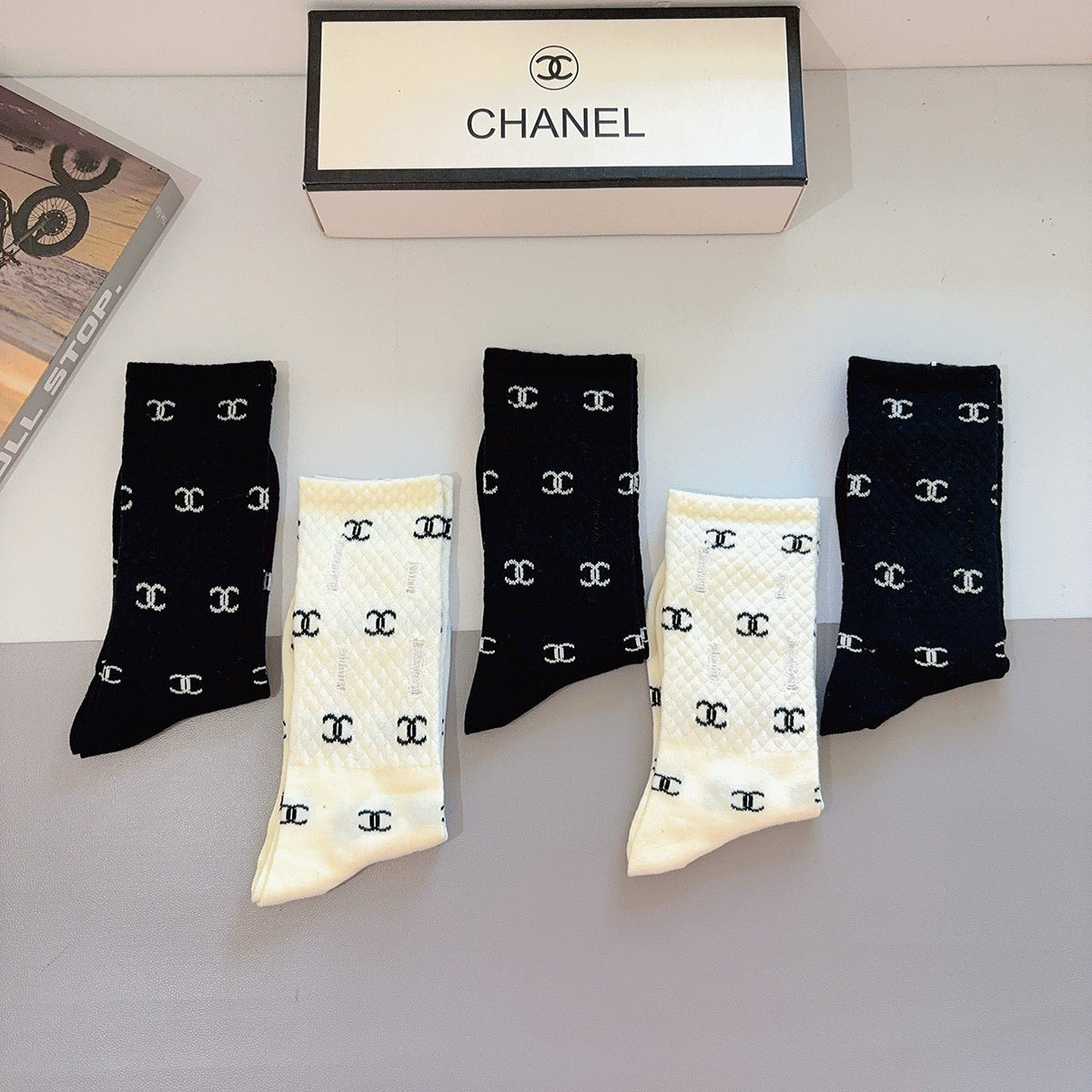 5-Pair Comfort Socks Set (1 BOX)-40